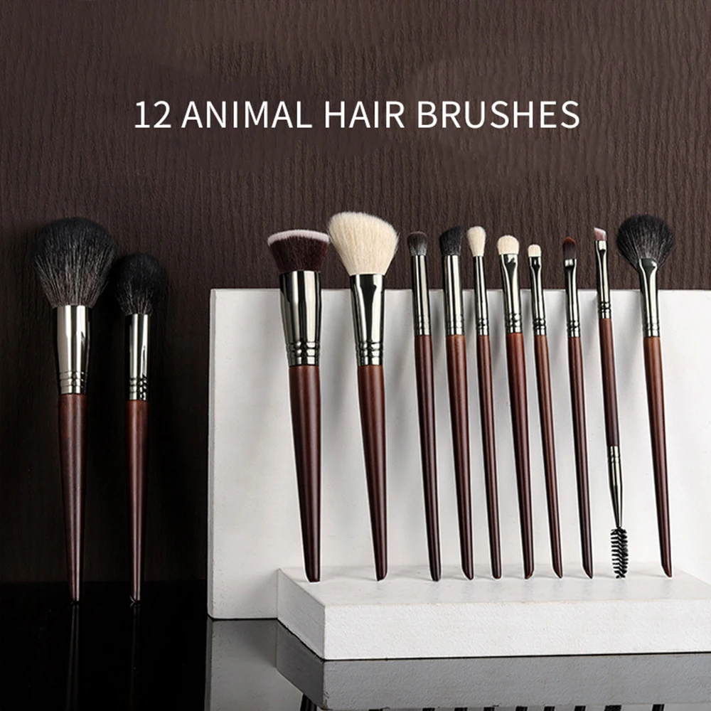 Uute Loomade Villast Makeup Brush Set 12 Algajatele Uued Kindad Harja Tootja, Hulgi-Kaasaskantav Ilu Vahendid