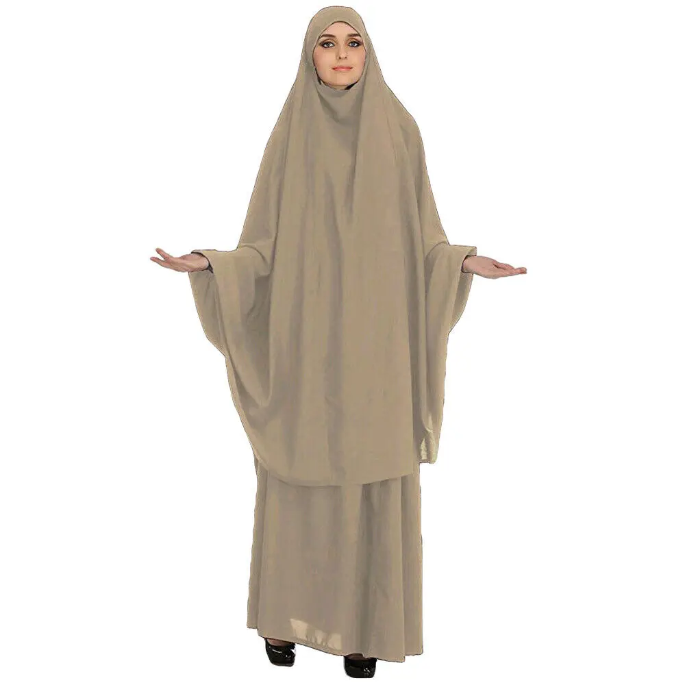 2 Töö Naiste Palve Määrata Moslemi Abaya Jilbab Araabia Hijab Sall Maxi Seelik Islami Õhuliini Täielikult Katta Jumalateenistuse Ramadan Lähis-Ida 4