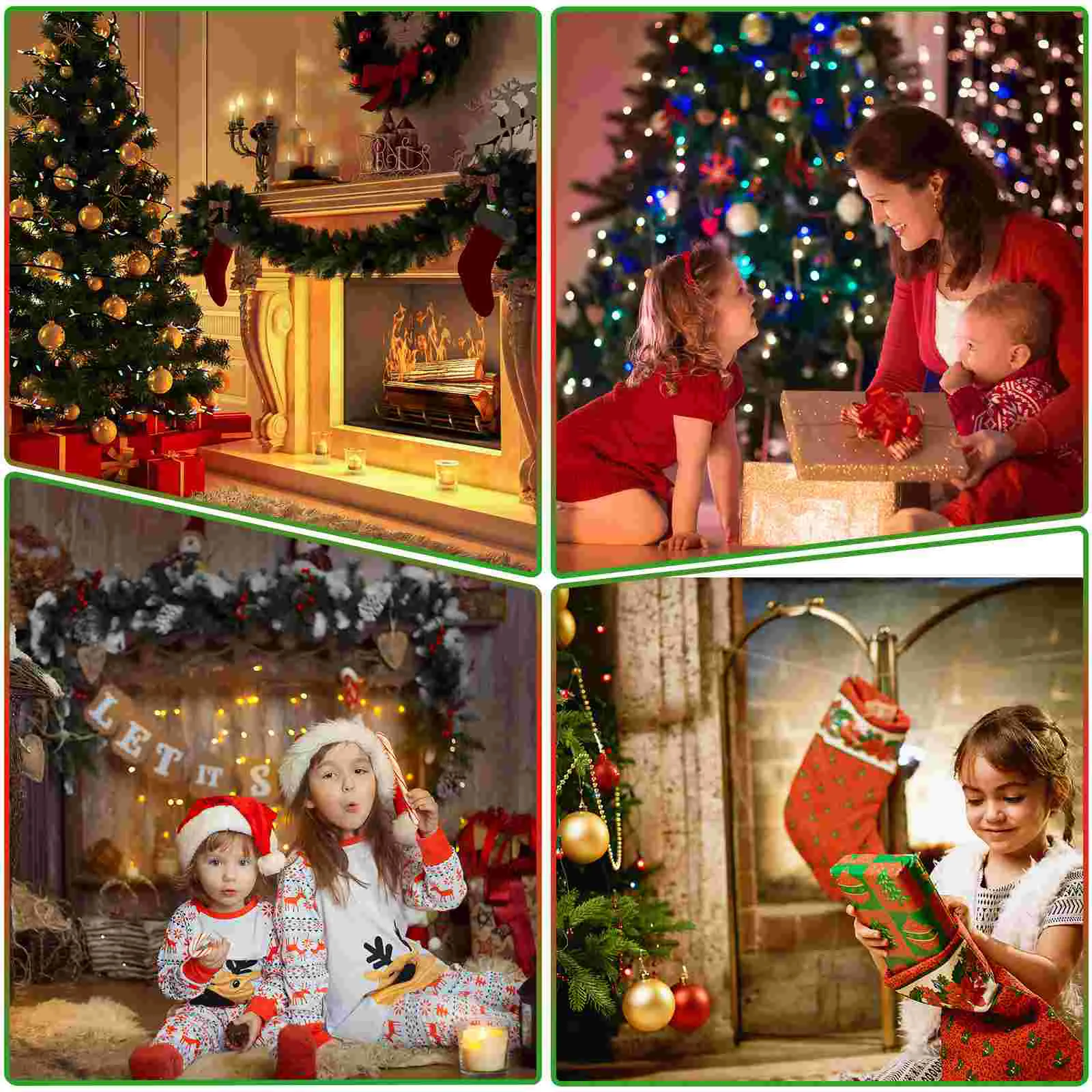 Tooli Jalg Jõulud Hõlmab Sokid Laua Jalad Elf Sleevefurniture Kaunistused Protector Mütsid Katta Jalad Suu Kingad Triibud Varrukatel, 5