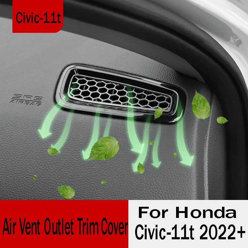 Auto Armatuurlaua Õhu Ventiili Outlet Sisekujundus Katab Kleebise kliimaseade Outlet Iluvõre Honda Civic 11T 2022+