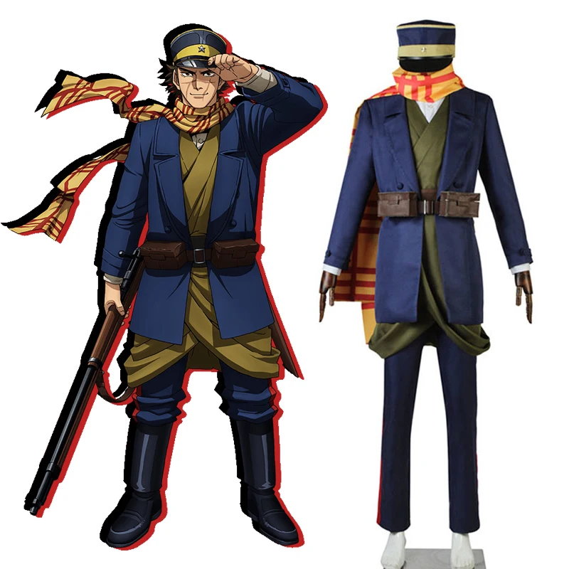 Kuldne Kamuy Sõja Veteran Sugimoto Saichi Sugimoto Surematu Ühtne Komplekt Anime Cosplay Kostüüm H028