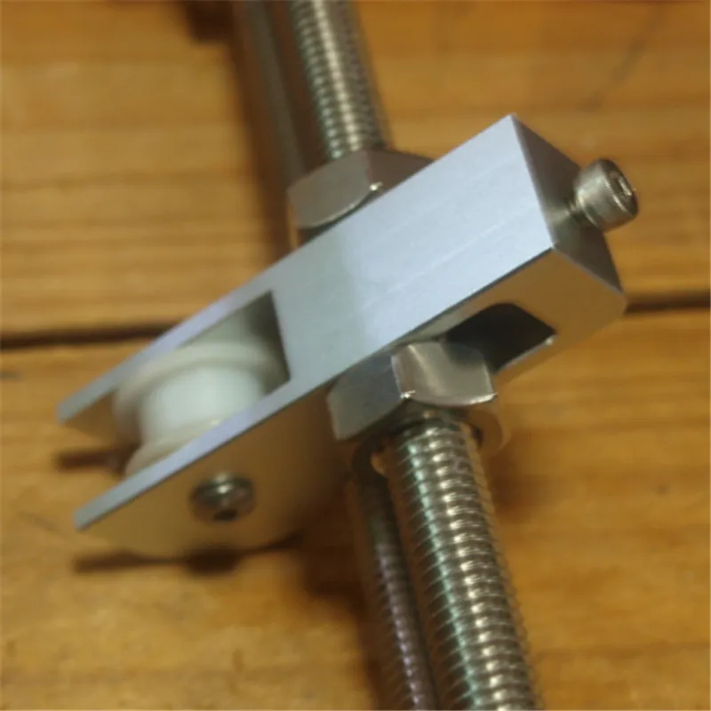 Reprap Prusa i3 ümbertegemine Metallist Y-laiskvorst Y-telje ajastus turvavöö reguleeritav laiskvorst DIY 3D printer alumiinium 1