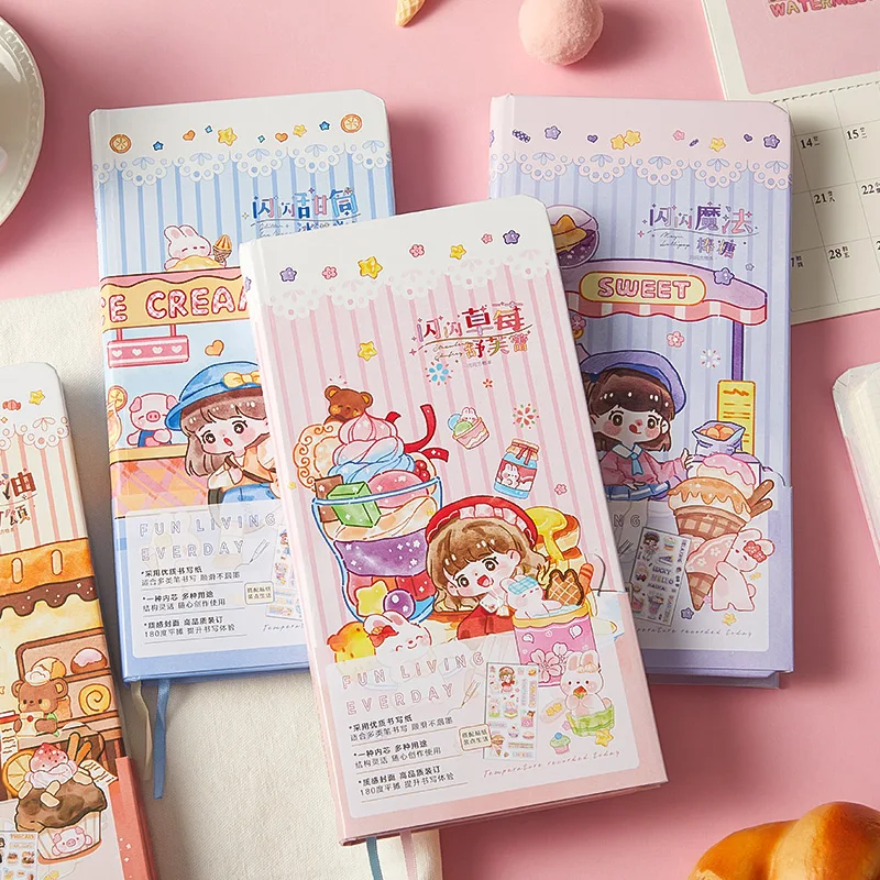Korea versioon high-väärtus nädalat käsiraamat tüdruk armas square sisemine leht iganädalane kava väike sülearvuti kaasaskantav ajakava raamat
