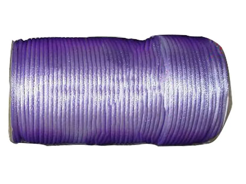2,5 mm Lavendel Rattail tamiili+250m/rull Ehted Makramee Köie Tegemise Profileerimine Käevõru, Kaelakee String Tarvikud