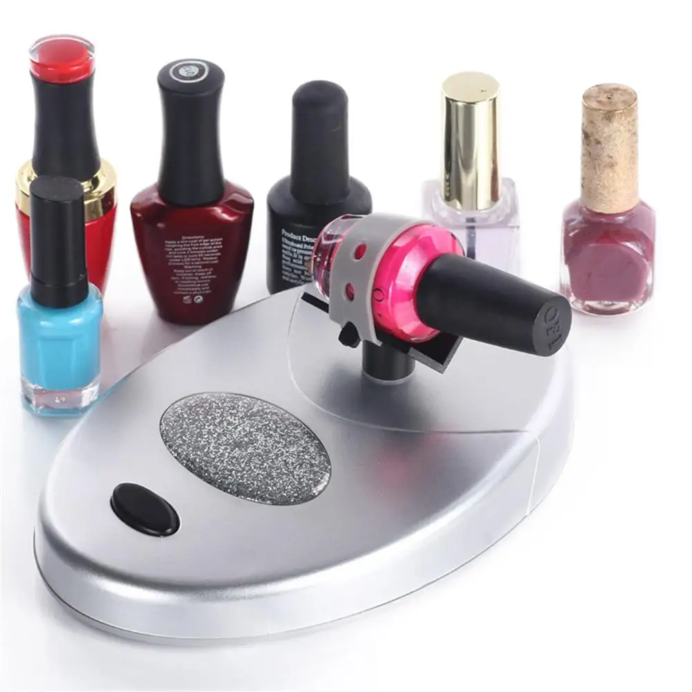 Küünte Lakiga Shaker Nail Art Machine Küünelakk Lakk Shaker Maniküür Vahend Silver EU Pistik Tindi Värvi Loksutades Masin-Seade 2