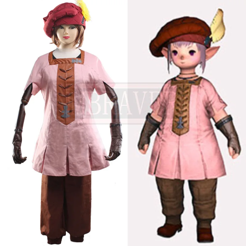 Final Fantasy XIV FF14 Cosplay Tataru Cosplay Kostüüm Pool Jõulud Halloween Kohandatud Suurus 0