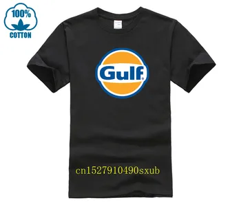 Gulf Oil T-Särk Must T-Särk Suurus meeste teeshirt suvel top tees mees brändi Tee