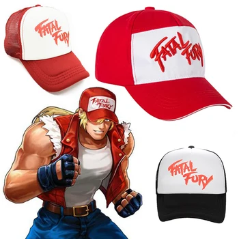 Mäng KOF King of Fighters Fatal Fury Cosplay Kostüüm Terry Bogard Coser Puuvill ühise Põllumajanduspoliitika Müts Meestele