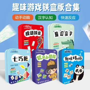 Kõnekäänd Solitaire mängukaardid Laste Magic Hiina Tähtedega Lõbus algkooli Väljaanne Kirjaoskuse Ja Õigekirja Mängu Kaardid