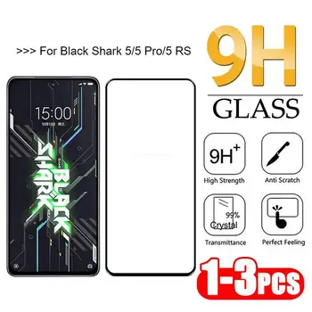 3-1PcsTempered Klaas Xiaomi Black Shark 5 PP Täieliku Kaitse Klaas Xiaomi Black Shark 5 Pro Ekraani Kaitsekile Pellicola