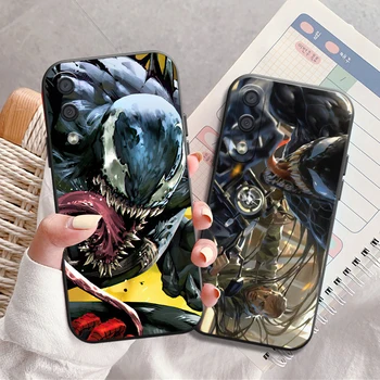 Marvel Venom Telefon Case For Samsung Galaxy M11 M12 M10 M20 M22 M30 M32 M51 Carcasa Tagasi Vedel Räni Silikoon Kate Funda