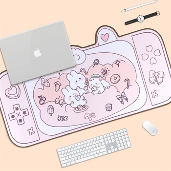 Anime Mouse Pad Suur, Extra Suur Kawaii Gaming Mouse Pad XXL Jänku Cartoon Laua Matt PC Arvuti Sülearvuti Mängude Tarvikud