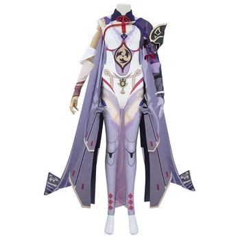 Genshin Mõju Raiden Shogun Baal Cosplay Kostüüm Varustus Halloween Carnival Ülikond