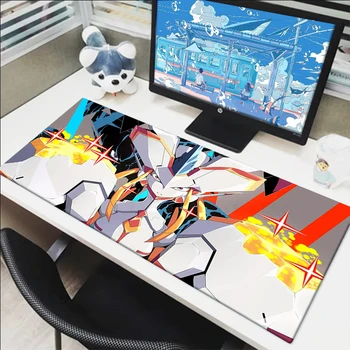 Mousepad Gamer Kallis aastal FranXX Gaming Mouse Pad Xxl Laua Mat Desktop Tarvikud Mäng Matid Deskmat Mause Anime Office Padjad