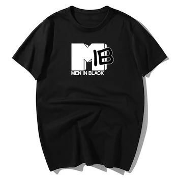 Mood Filmi Man In Black Print T-Särgid Suvel Meeste Naljakas Brändi T-särk Vabaaja Streetwear Tshirt Hip-Hop Tops Tee Mees Tshirts
