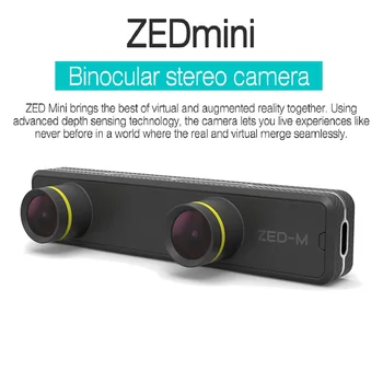 STEREO ZED Mini Kaamera Stereo-IMU 3D Sügavus Andur AI Serv Computing, Self-Sõidu Auto juhtimis -, Mobiili Kaardistamine