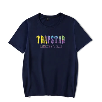 Trapstar Print T-särk (Solid Color Suvel T-särgid Meestele, Naistele Casaul Riided Tees Puuvillased Topid 06