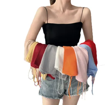 Suve Riideid Naistele Y2K Crop Top Seksikas Kärbitud Must korea Fashion Rihm Pluss Suurus T-särk Naine Vintage Tshirt