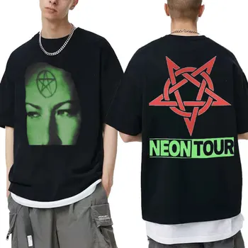 Playboi Carti Neoon Tour Premium Yee Tshirt Mehed Naised Hip-Hop Tee Mees Must Streetwear Räppar Meeste Merch Harajuku Print T-särk