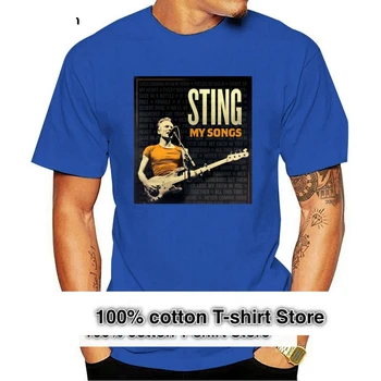 Uus Sting Oma Laulu Tour 2020 Must T-Särk, suurus S-5XL trükitud t-särk mens tshirt Põhilisi Tahke O Kaela Fitness Disain Tops