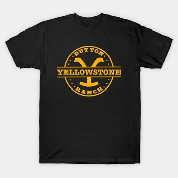 Yellowstone ' i Dutton Ranch T-Särk TV Näitab Tshirts Lahe Lääne Kauboi Graafiline Tshirt Meeste Särk Ropa Hombre Camisetas