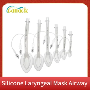 Canack Kasutatav Meditsiiniline Silikoon Laryngeal Mask Hingamisteede Läbipaistev Kõrge kvaliteediga Täiskasvanud Lapsed