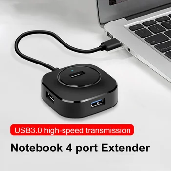 USB hub laiendamine dokk hub üks lohistage neli extender arvuti pikendusjuhe Usb3.0 kiiret edastamist hub adapteriga sülearvutid