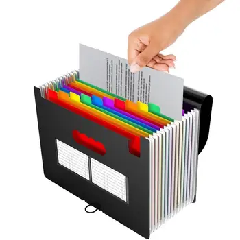 Akordion Faili Korraldaja Laiendada File Folder A4, Kirja Suurus Paber Portable Document Korraldaja Dokumendi Kättesaamise Korraldaja 0