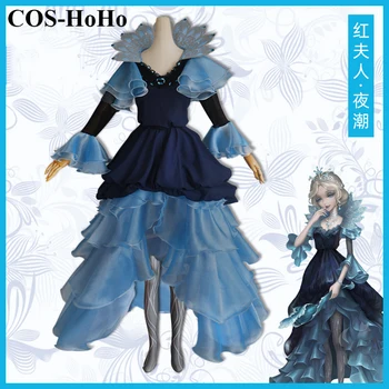 COS-HoHo Anime Identiteedi V Marie Verine Kuninganna Õhtul Tõusulaine Mäng Sobiks Elegantne Kleit Lolita Ühtne Cosplay Kostüüm Pool Komplekt