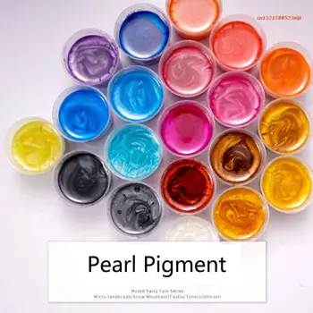 41Color pärlmutterläiget tekitavad Mica Pulber Epoksüvaik Värvi Pärl Pigment Ehteid Teha 10g Tilk Laevandus