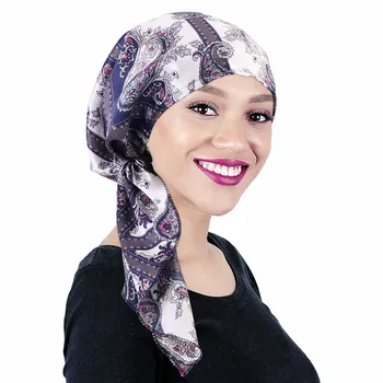 Mood Trükitud Turban Müts Hijab Ühise Põllumajanduspoliitika Elastne Moslemi Venitada Pea Sall Turban Kapoti Naiste Sisemine Hijabs Keemiaravi Underscarf