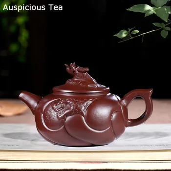 340ml Suure Võimsusega Katel Tea Maker Kodu Hiina Tee Set Yixing Zisha Teekann Ühe Poti Käsitöö Leibkonna Tee Pott