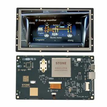 7-Tolline TFT-800 x 480 Vastupidava Puutetundliku Ekraani UART HMI LCD Moodul Ekraan Arduino Vaarika Pi TFT inglise SCBRHMI
