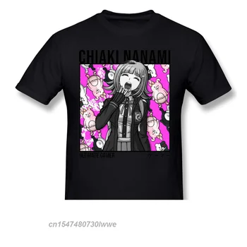 Naljakas Chiaki Nanami Prindi Puuvillane T-Särk Camiseta Hombre Danganronpa Ultra Meeleheide Tüdrukud Manga Meeste Stiilne Streetwear