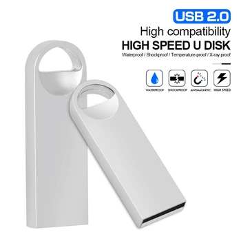 30pcs/palju USB Flash Drive 64GB Metallist Pendrive 4GB High Speed USB Stick 32GB Pen Drive 16GB USB Flash 128gb flash drives kingitus 1