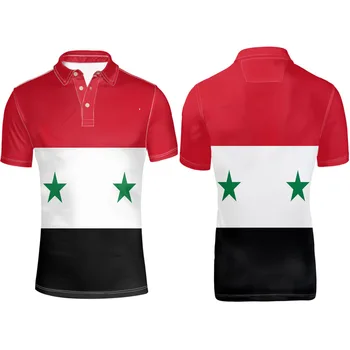 SÜÜRIA ARAABIA noorte vaba custom foto, nimi, number süüria syr Polo särk rahvas lipu islam sy araabia araabia riigi kolledži riided 1