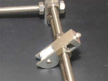 Reprap Prusa i3 ümbertegemine Metallist Y-laiskvorst Y-telje ajastus turvavöö reguleeritav laiskvorst DIY 3D printer alumiinium 2