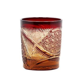 Loominguline Viski Galsses Jaapani Populaarne Edo Multi-Värvi Joomine Klaasi 9 OZ Amber Crystal Viski Klaasi Viskit Koos kinkekarbis 2