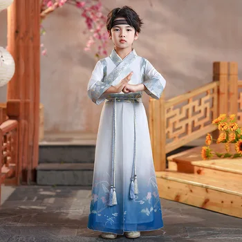 Poisid, Kids Etapp Kanda Hanfu Tang Sobiks Hiina Stiilis Traditsioonilise Pika Varrukaga Riietus Uue Aasta Riided 3