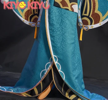 KIYO-KIYO Pre-müügi Mäng Genshin Mõju Gorou Rist Mees Kleit Seksikas kimono Cosplay Kostüüm Halloween Kostüümid Täis komplekt kõrva 3