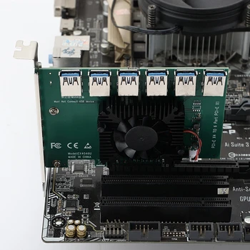ASM1187E Peamine Kiip PCIE 1 kuni 6 USB3.0 Ärkaja Kaardid Elektrooniliste Osade Remont Dropship 3