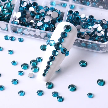 Q1QD AB Kive Segatud Suurused Crystal Flatback Kive 3D Küünte Diamond Küünte Ehted Võlusid Nail Art DIY Crafts Nägu 3