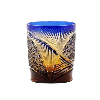 Loominguline Viski Galsses Jaapani Populaarne Edo Multi-Värvi Joomine Klaasi 9 OZ Amber Crystal Viski Klaasi Viskit Koos kinkekarbis 5