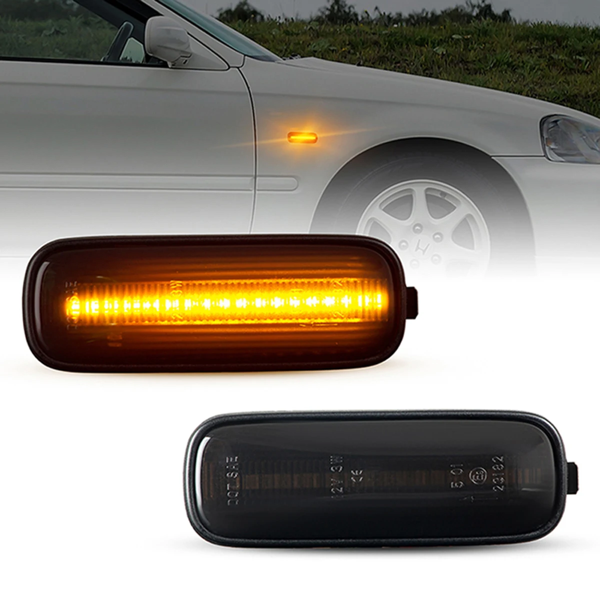 2tk Dünaamilise LED-pidurituled LightsTurn Signaali Suunas Indikaator Honda Civic EK 2/3/4d 95-99 Ballade CRV Auto Tarvikud