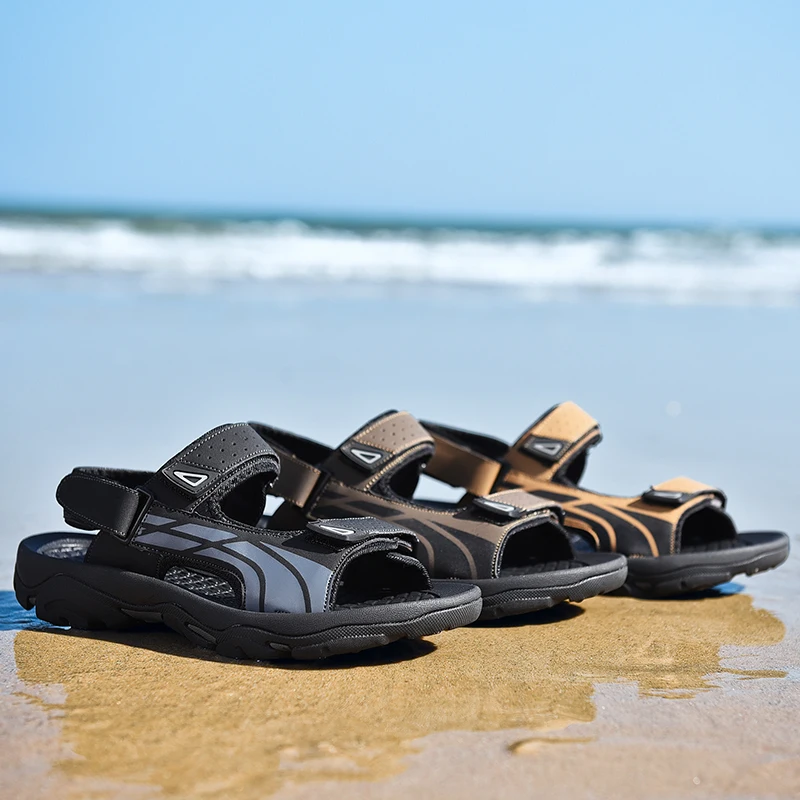 mens 39 sandaalid nahast mugav väljas vabaaja jalatsid mees 2020. aasta suvel käsitöö matkamine mens sport jalgsi sandalia masculina 5