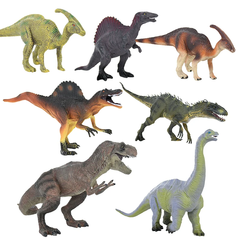 Dinosaurus Figuriin Mänguasi Simulatsiooni Plesiosaur Türannosaurus Mudel Laps Mänguasja Džungel Dinosaurus Teema Poiss Sünnipäeva Decor Lapsed Kingitus