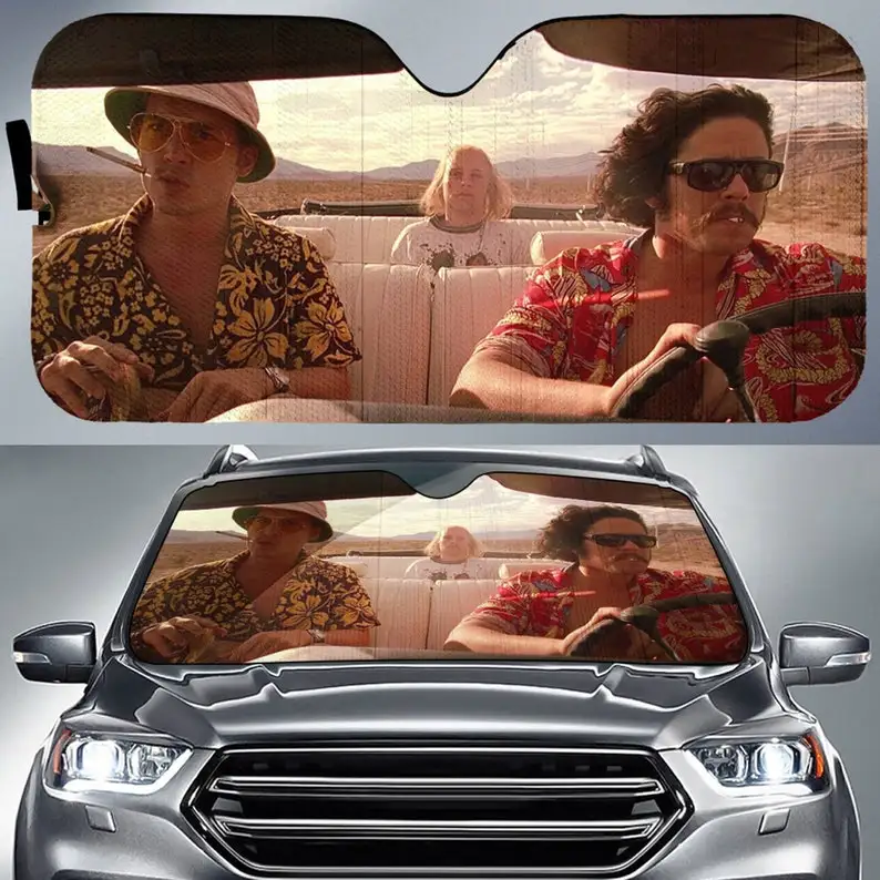Hirm ja Vihkamine Las Vegases Filmid Johnny Depp Mark Harmon Auto Päikese Vari, Esiklaas, Auto Tarvikud