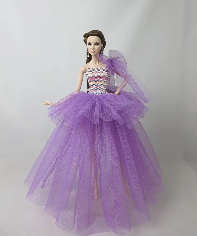 unistus algne puhul barbie riided palju printsess kleidid seada nukk rapunzel pool kleit pulm kleit tüdruk, tarvikud, mänguasjad