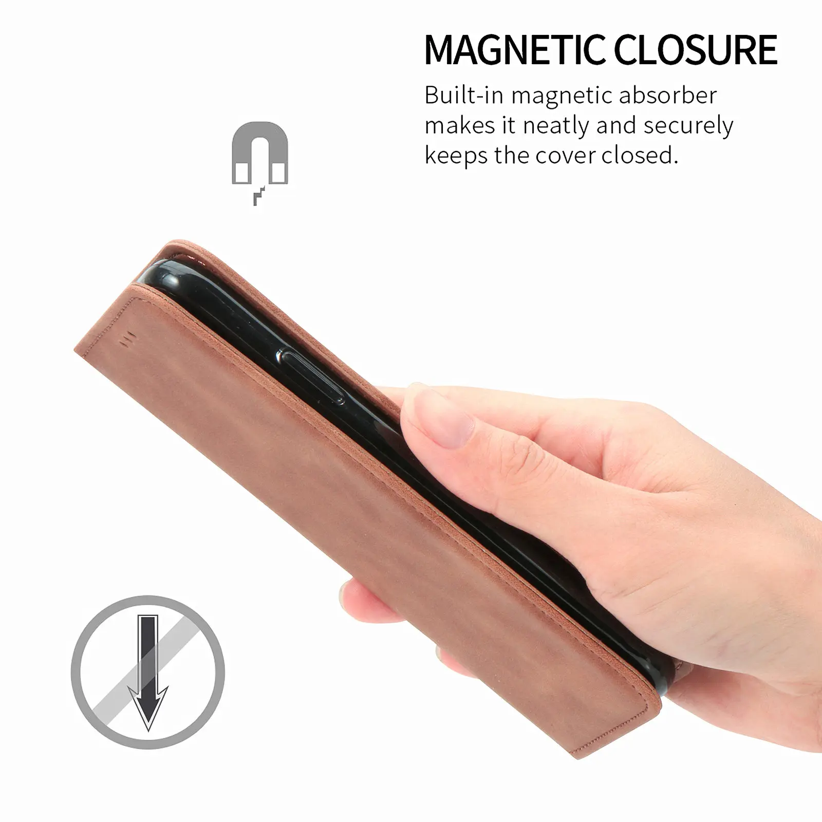 Magnet Klapp Pu Leather Case For iPhone 13 12 Mini 11 Pro Max XS Max X-XR 8 7 6s 6 Plus SE 2020 Rahakott Kaardi Omanik Seista Kate 3