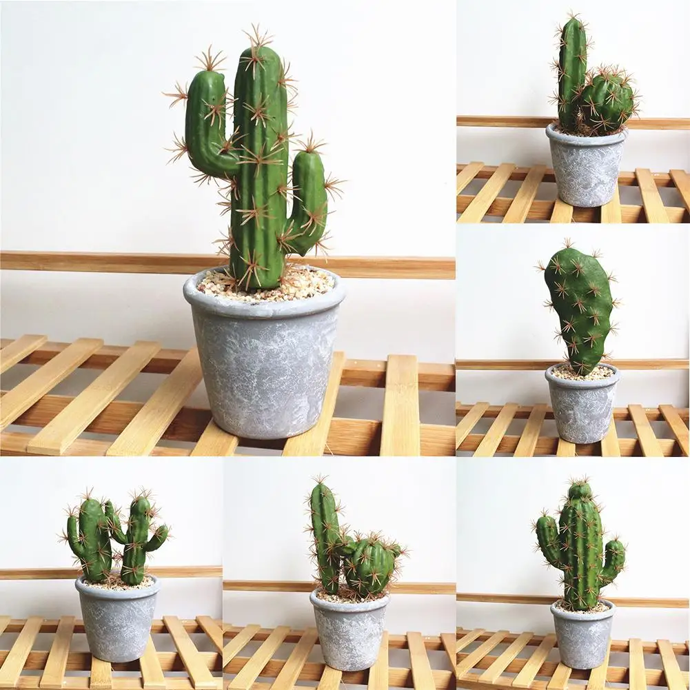 1tk Kunstlik Mahlakad Cactus Bonsai DIY Etapp Garden Holiday Home Pool Decor Kääbus Maastiku DIY Ornament Käsitöö